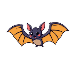 bat cartoon SVG PNG design
