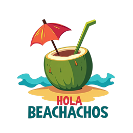 hola coconut drink SVG PNG design with bold lettering