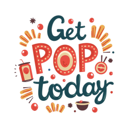 get pop today SVG PNG design with bold lettering