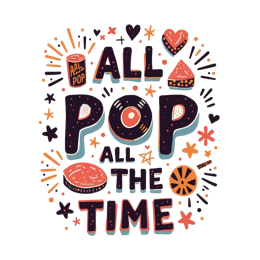 captions cleanup SVG PNG design with bold lettering