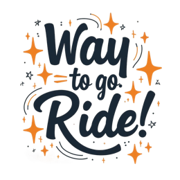 motivation ride SVG PNG design with bold lettering