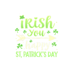 stpatricks holidaydecor SVG PNG design with bold lettering