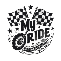my ride racing SVG PNG design