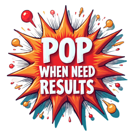 results explosion SVG PNG design with bold lettering