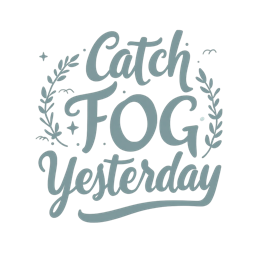 chill calligraphy quote SVG PNG design with hand-drawn style, white and blue floral elements, an uplifting message