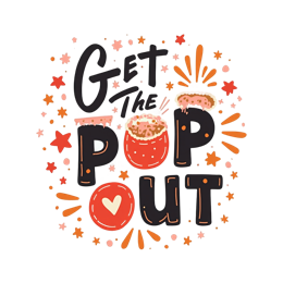 popping fun SVG PNG design with bold lettering