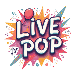 live pop colorful SVG PNG design with bold lettering