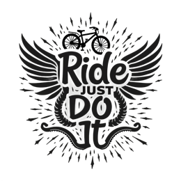 biking inspiration shirt SVG PNG design with bold lettering