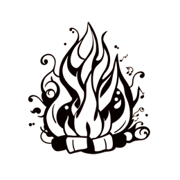 fire flames SVG PNG design with clean design elements, an elegant visual style