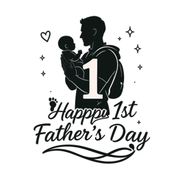 fathers day baby SVG PNG design
