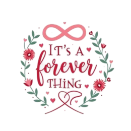 quotes flowerhearts floral SVG PNG design with bold lettering, white and pink floral elements