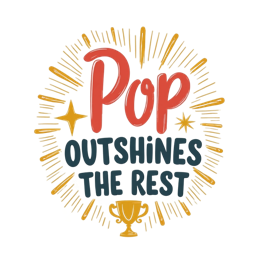 pop outshines SVG PNG design with bold lettering