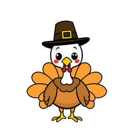 thanksgiving turkey SVG PNG design