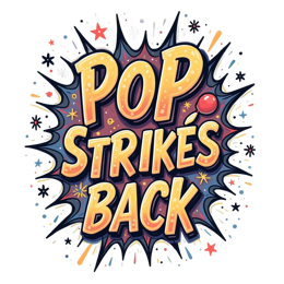 pop strikes back SVG PNG design with bold lettering