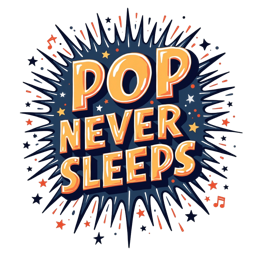 pop never sleeps SVG PNG design with bold lettering