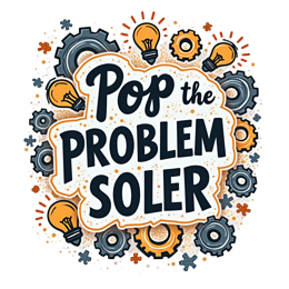 pop problem soler SVG PNG design with bold lettering