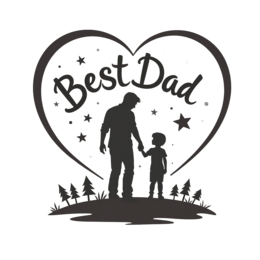 father son SVG PNG design