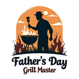 grill master cooking SVG PNG design with bold lettering