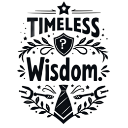 timeless wisdom SVG PNG design with bold lettering