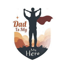 day dad hero SVG PNG design with bold lettering