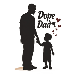 dad son SVG PNG design with bold lettering