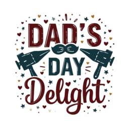 dad's day delight SVG PNG design with bold lettering