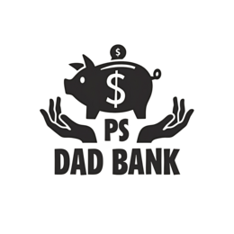dad bank finance shirt SVG PNG design with bold lettering