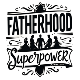 fatherhood superpower SVG PNG design with bold lettering, an uplifting message