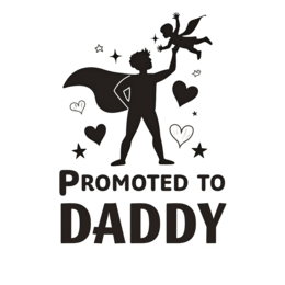 daddy promotion SVG PNG design with bold lettering