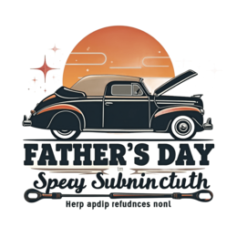 automobile sunset SVG PNG design with bold lettering