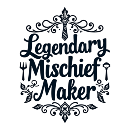 legendary mischief maker shirt SVG PNG design with bold lettering