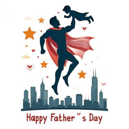 fathersday superhero love SVG PNG design with an uplifting message