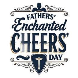 fathers enchanted cheers SVG PNG design with bold lettering