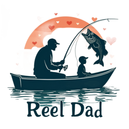reel dad father and son shirt SVG PNG design with clean design elements