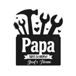 dad tools hearts SVG PNG design with bold lettering