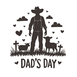 dad dogs SVG PNG design with bold lettering