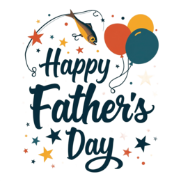fathersday balloons stars SVG PNG design
