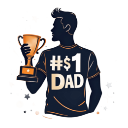 fathersday award shirt SVG PNG design with bold lettering