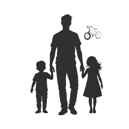 dad children hearts shirt SVG PNG design