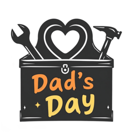 fathers day tools SVG PNG design with bold lettering