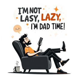 dad time relaxation SVG PNG design with bold lettering