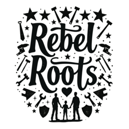 rebel roots SVG PNG design with bold lettering