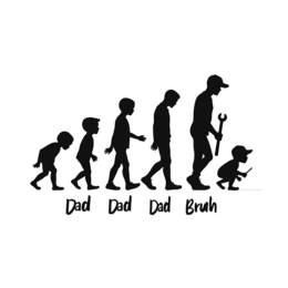 dad evolution shirt SVG PNG design