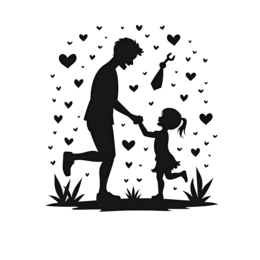 love bonding SVG PNG design