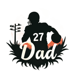 dad silhouette SVG PNG design with bold lettering
