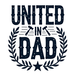 day dad quote wreath SVG PNG design with bold lettering, black and cream floral elements, an uplifting message