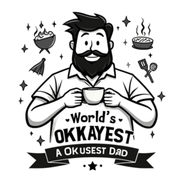 father's day coffee dad shirt SVG PNG design with bold lettering