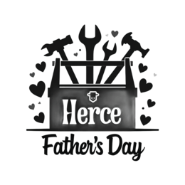 day toolbox hearts SVG PNG design with bold lettering
