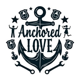 anchor love shirt SVG PNG design with bold lettering, an uplifting message