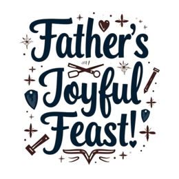 father's feast shirt SVG PNG design with bold lettering